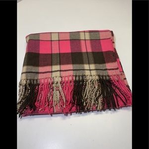 GAP Oversized Soft Plaid Scarf/ Wrap
